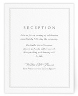 Heirloom Needlework Letterpress Reception Cards