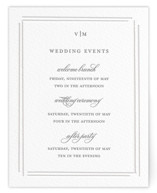 Clarion Letterpress Reception Cards