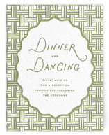 Marshland Letterpress Reception Cards