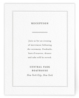 Bespoke Letterpress Reception Cards
