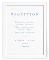 Hydrangea bloom Letterpress Reception Cards