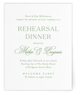 Letterpress Rehearsal Dinner Cards