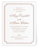 Letterpress Rehearsal Dinner Cards