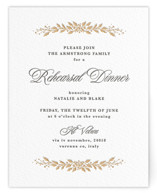 Letterpress Rehearsal Dinner Cards