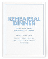 Letterpress Rehearsal Dinner Cards
