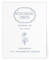 Letterpress Rehearsal Dinner Cards