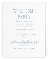 Hamptons Letterpress Rehearsal Dinner Cards