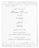 Letterpress Rehearsal Dinner Cards