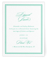 Hartford Letterpress Rehearsal Dinner Cards
