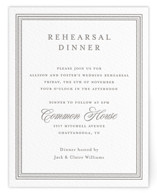 Haverly Letterpress Rehearsal Dinner Cards
