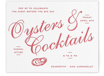 Larkin Letterpress Rehearsal Dinner Cards