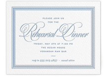 Maison Letterpress Rehearsal Dinner Cards