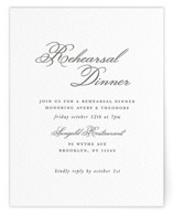 Bliss Letterpress Rehearsal Dinner Cards
