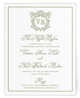 Crestino Letterpress Rehearsal Dinner Cards