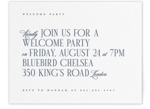 London Letterpress Rehearsal Dinner Cards