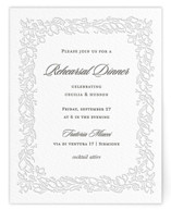 Sirmione Letterpress Rehearsal Dinner Cards