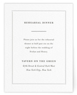Bespoke Letterpress Rehearsal Dinner Cards