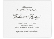 Letterpress Rehearsal Dinner Cards