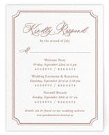 Letterpress Multi-Event RSVP Cards