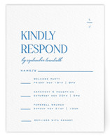 Letterpress Multi-Event RSVP Cards