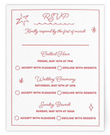 Letterpress Multi-Event RSVP Cards