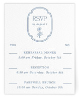 Letterpress Multi-Event RSVP Cards