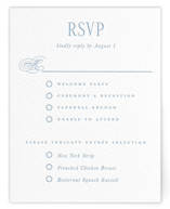 Hamptons Letterpress Multi-Event RSVP Cards