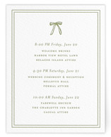 Letterpress Multi-Event RSVP Cards