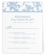 Classic Toile Letterpress Multi-Event RSVP Cards