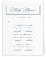 Letterpress Multi-Event RSVP Cards