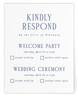 Botanical Dream Letterpress Multi-Event RSVP Cards