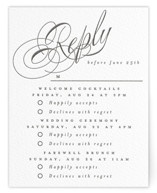 Forever Letterpress Multi-Event RSVP Cards