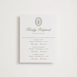 Court Letterpress Multi-Event RSVP Cards