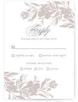 Garden Topper Letterpress RSVP Cards