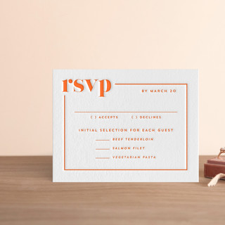 Bolder Letterpress RSVP Cards
