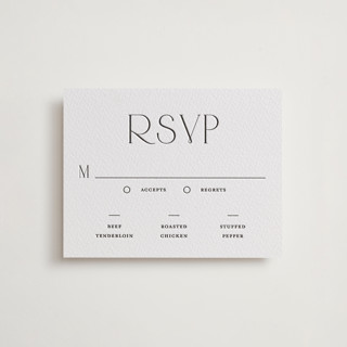 Attire Letterpress RSVP Cards