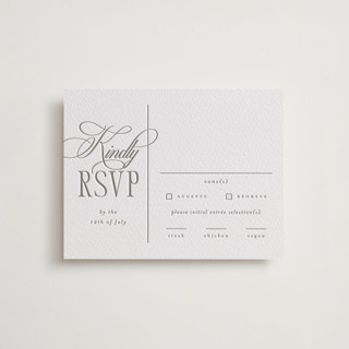 Sidebar Letterpress RSVP Cards