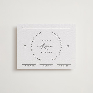 Paradox Letterpress RSVP Cards