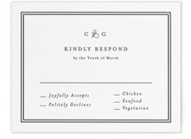 Letterpress RSVP Cards
