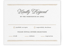 Letterpress RSVP Cards