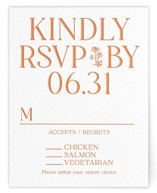 Letterpress RSVP Cards