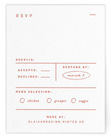 Letterpress RSVP Cards