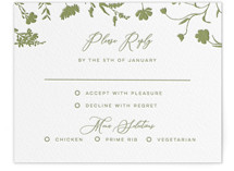 Letterpress RSVP Cards