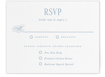 Hamptons Letterpress RSVP Cards