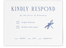 Botanical Dream Letterpress RSVP Cards