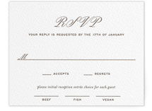 Basque Letterpress RSVP Cards