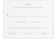 Isle Letterpress RSVP Cards