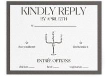 Trés Chic Letterpress RSVP Cards