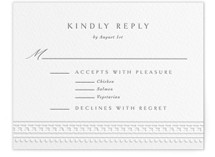 Heirloom Needlework Letterpress RSVP Cards