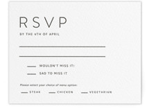 Kismet Letterpress RSVP Cards